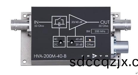 HVA係列帶寬電壓(ya)放大器